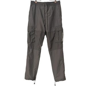 Playboy By PacSun Men's Cargo Track Pants in Gray Sz M Lightweight Hiking